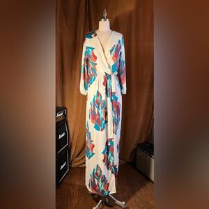 Everly faux wrap, maxi dress size L
